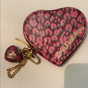 Louis Vuitton Leopard Rouge Coin Purse